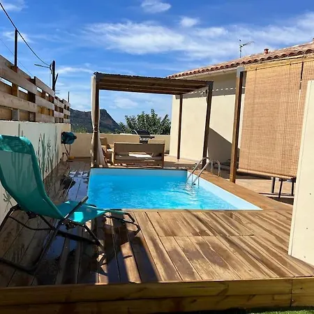 Patrimonio, Maison Climatisee Avec Piscine Privee Nyaraló *